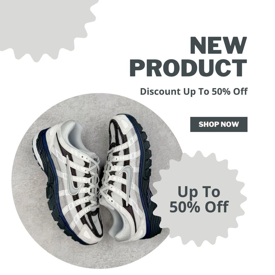 Nike P-6000 series low-top retro dad style casual sports comfortable sneakers.